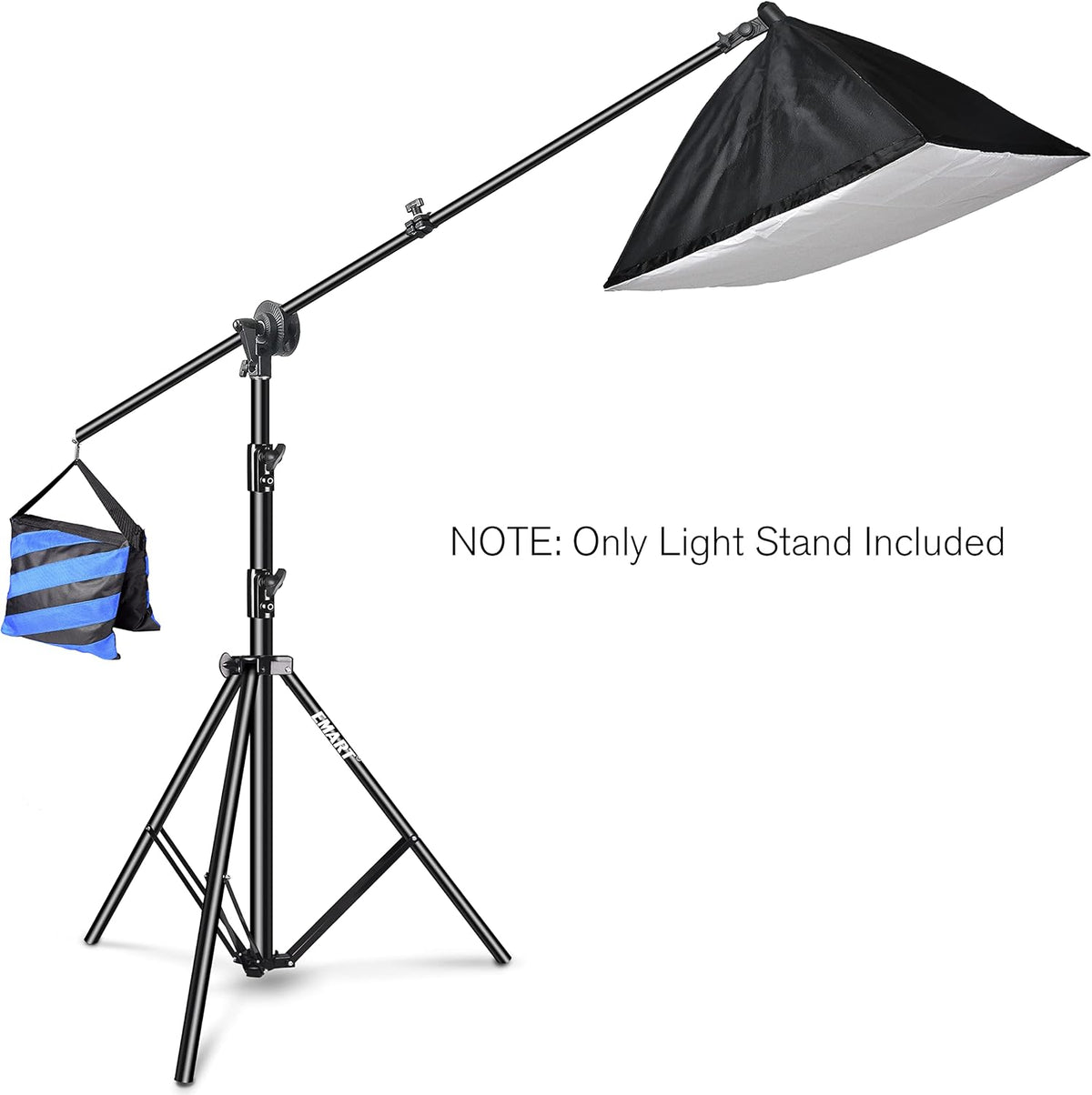 8.5ft Adjustable Aluminum Light Stand with Carrying Bag, 2 Pack X53795