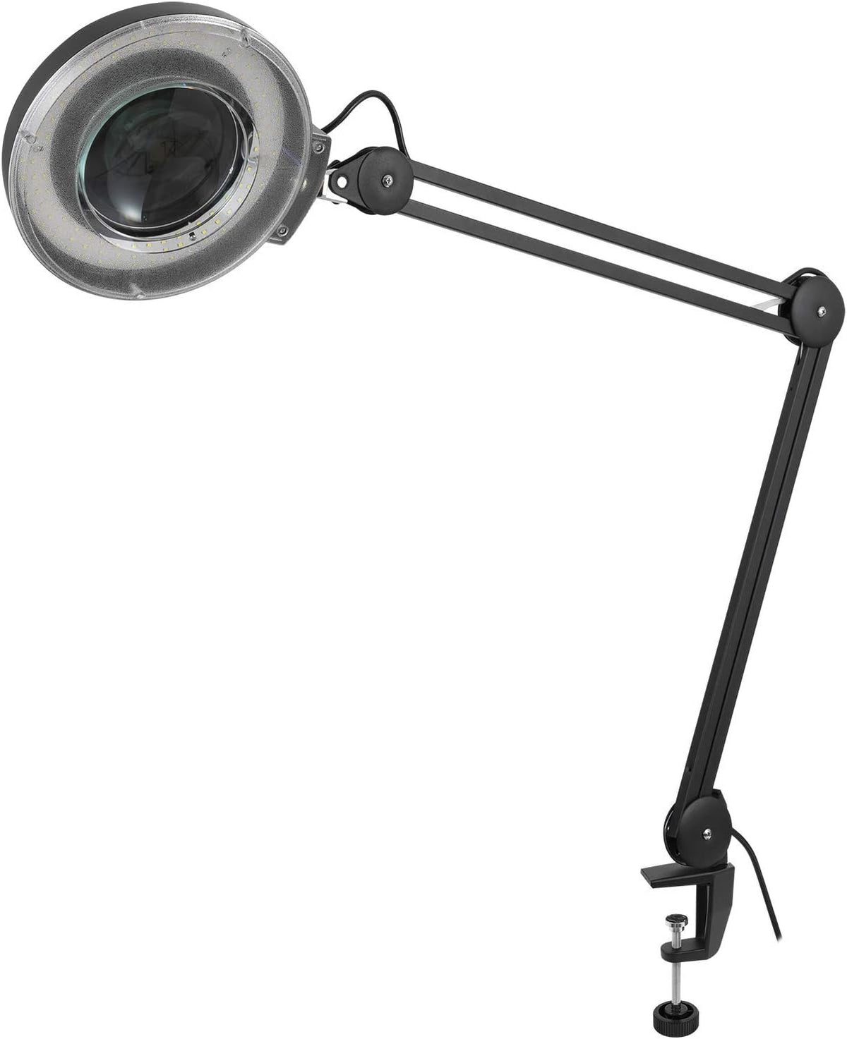 8x Magnifying Glass Architect Lamp with Desk Clamp Mount F260