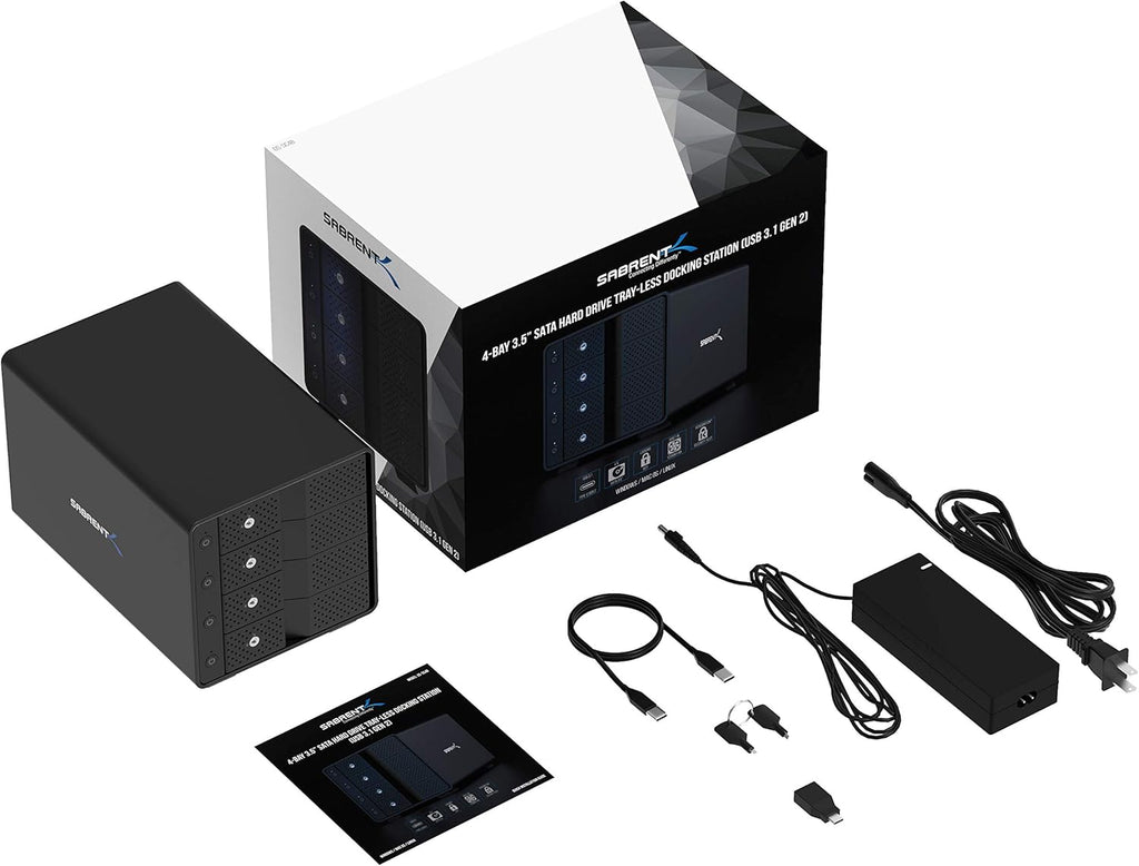 USB 3.0 to SATA Dual Bay External Hard Drive Docking Station R948