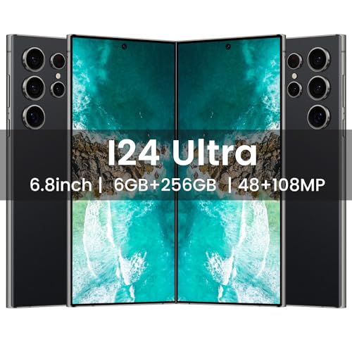 White 6.8" 6GB+256GB Unlocked Smartphone X117