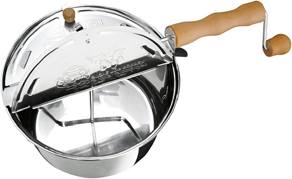 6-Quart Aluminum Popcorn Popper with Hand Crank N882211