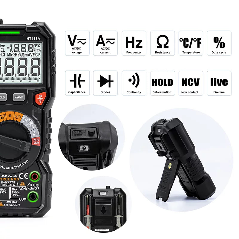 Auto-Ranging TRMS Digital Multimeter W75189