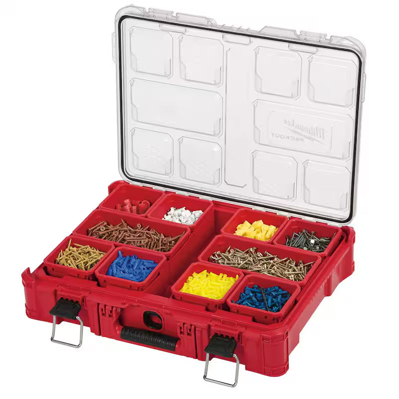 Impact Resistant 11-Compartment Small Parts Organizer F24689