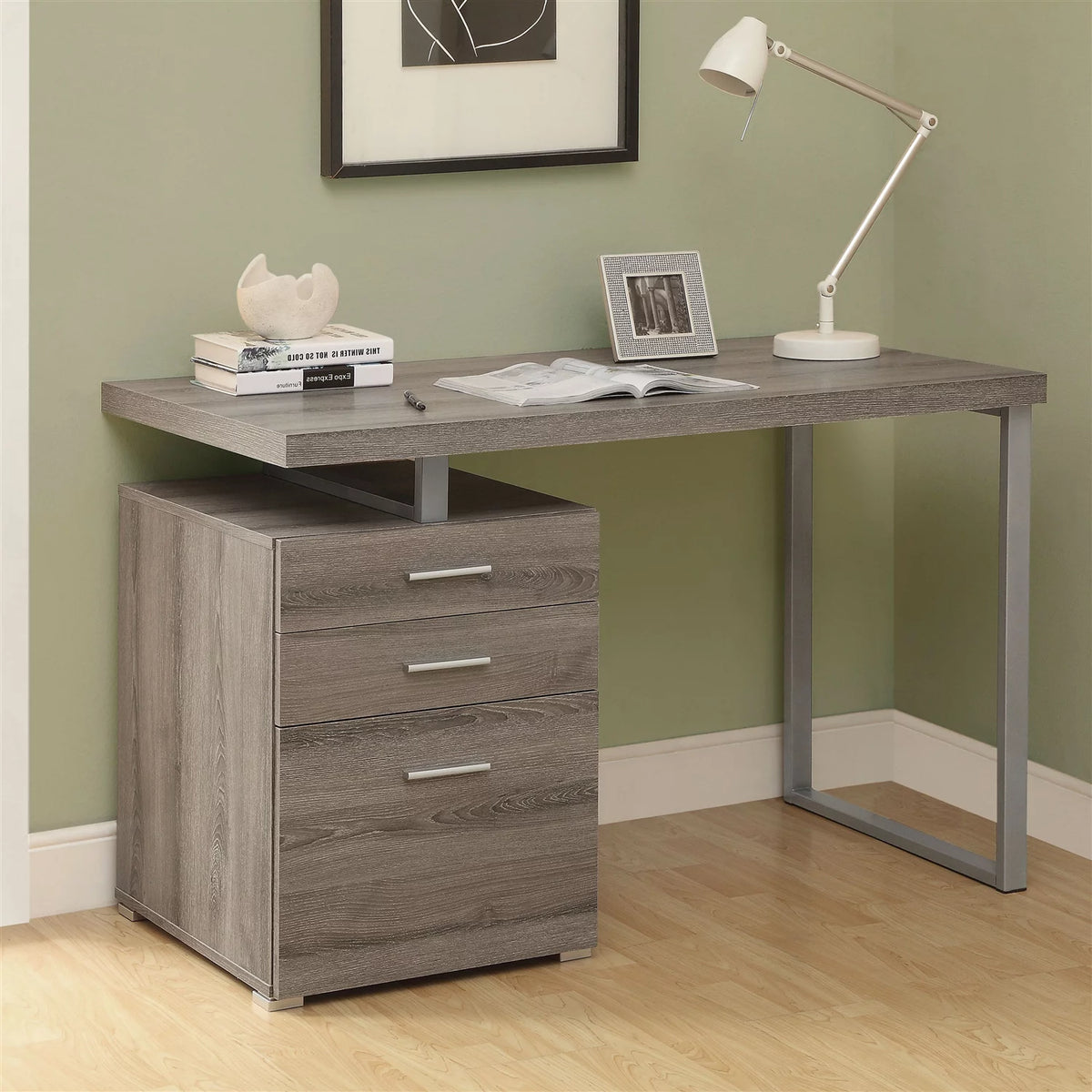 Dark Taupe Home Office Computer Desk H693080