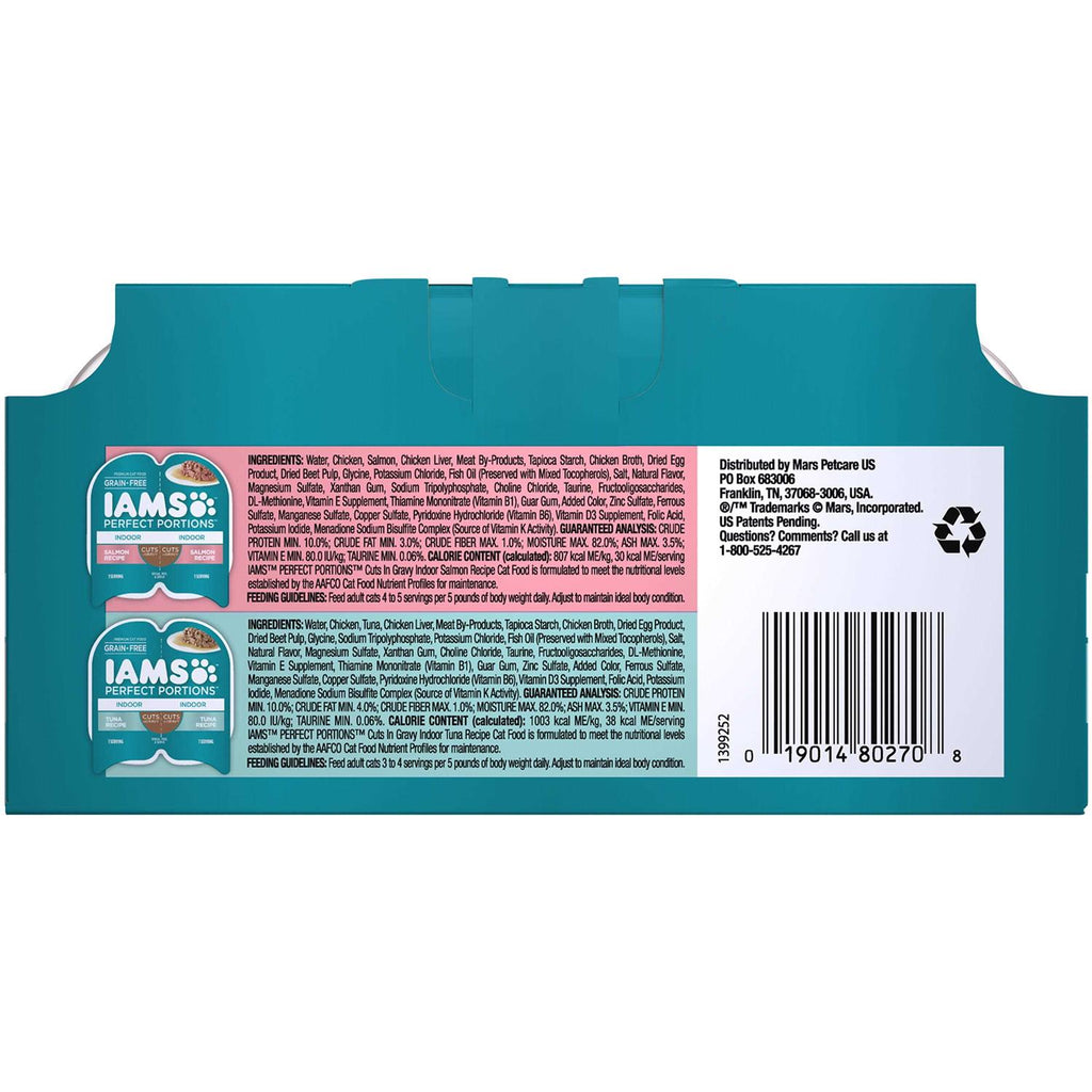Grain Free Wet Cat Food Cuts in Gravy Tuna Recipe B35114