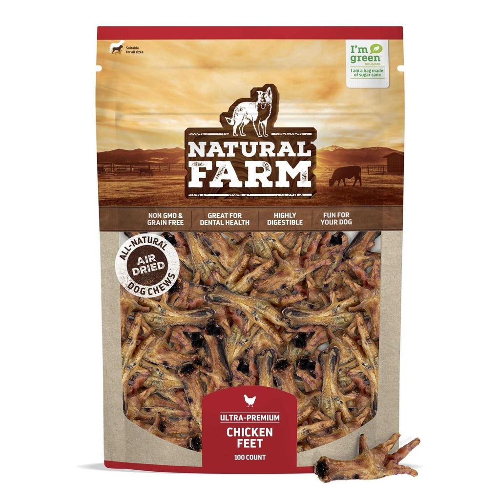 Air Dried Chicken Feet Dog Treats A59929