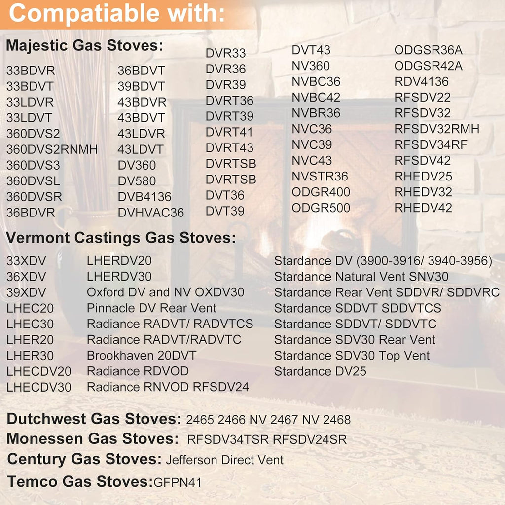 Propane and Natural Gas Pilot Assembly for Fireplace and Stoves U254