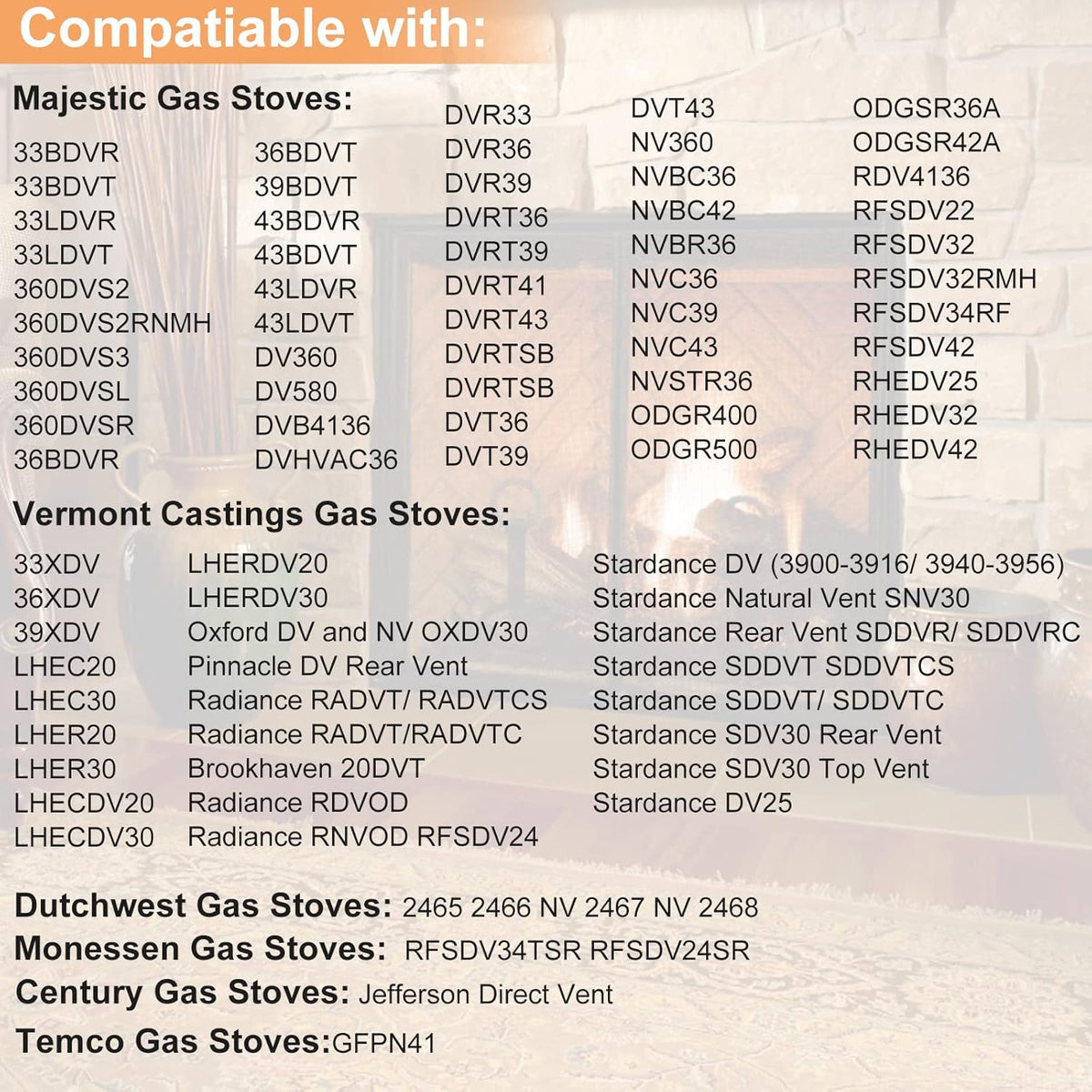 Propane and Natural Gas Pilot Assembly for Fireplace and Stoves U254