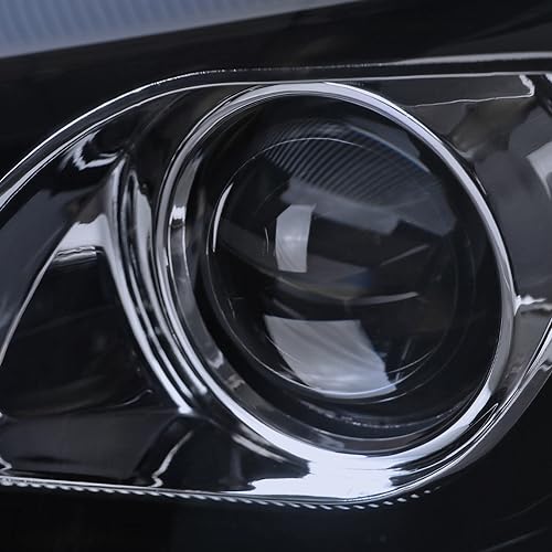 Chrome Projector LED Sequential Signal Headlights Left + Right Pair D664