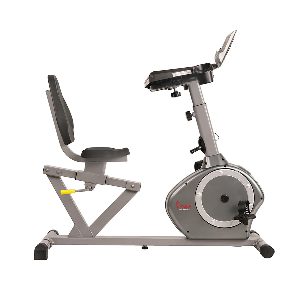 Magnetic Indoor Recumbent Exercise Desk Bike 350 lb Weight Capacity Y735484