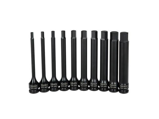 1/2x22 Drive Long SAE Impact Hex Driver Set A124720