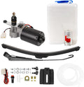 12V UTV Windshield Wiper Kit with Washer Pump, Pack of 2 F1228