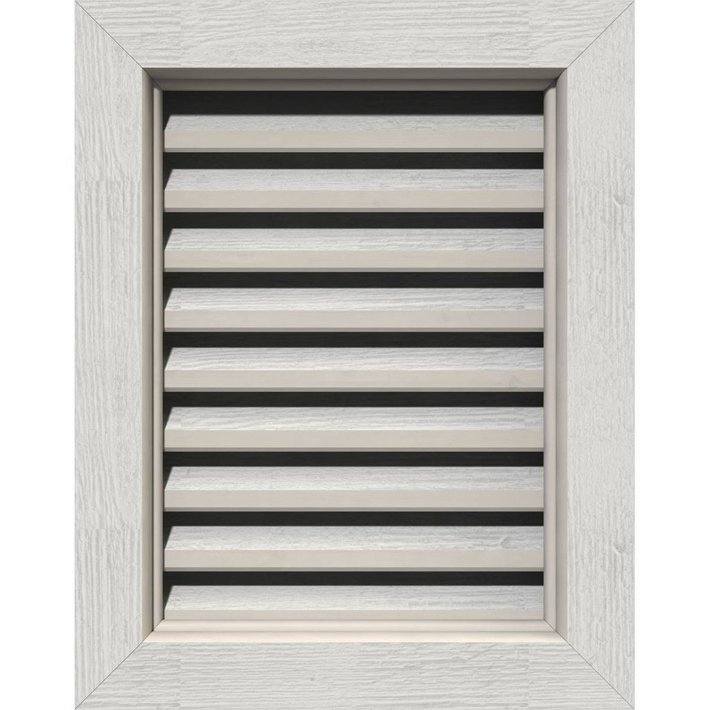 Primed Functional Rough Saw Vertical Gable Vent C620892