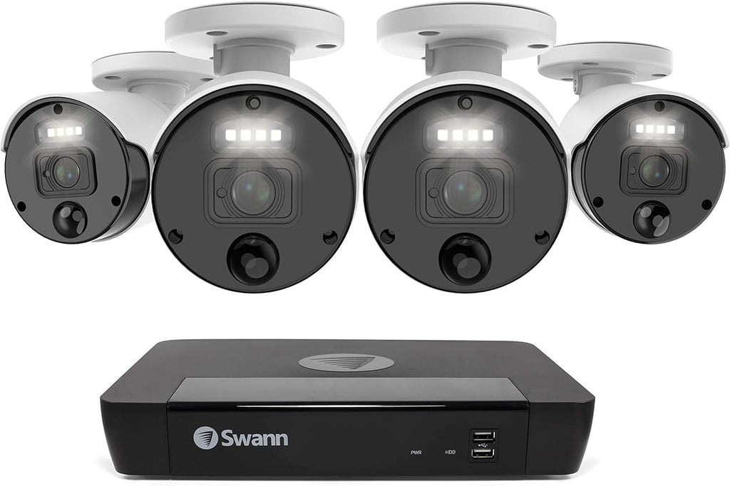 8 Camera 8 Channel POE NVR 4K Wired Security Camera System S45970