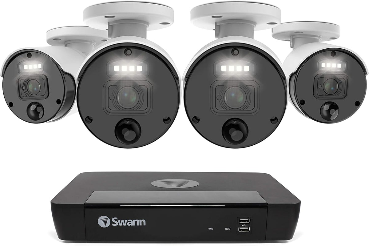 8 Camera 8 Channel POE NVR 4K Wired Security Camera System S45970