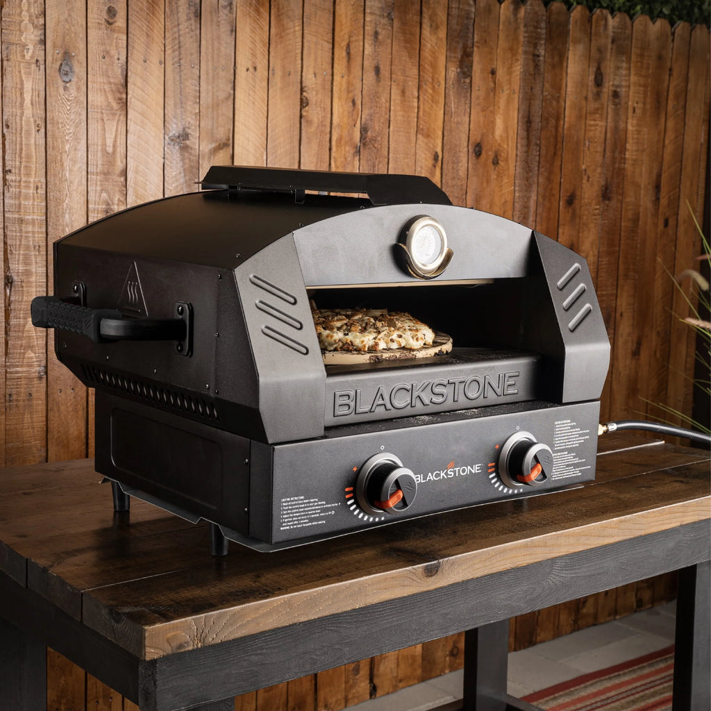 Tabletop Propane Pizza Oven with Two 15 Cordierite Stones M12795
