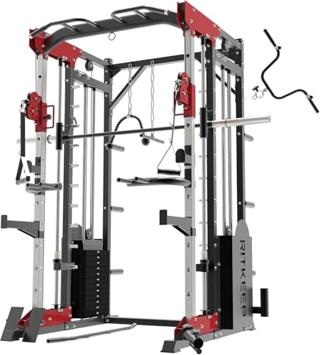 All-in-One Home Gym Equipment with 2200lb Load Capacity and 320lb Weight Stack M1631