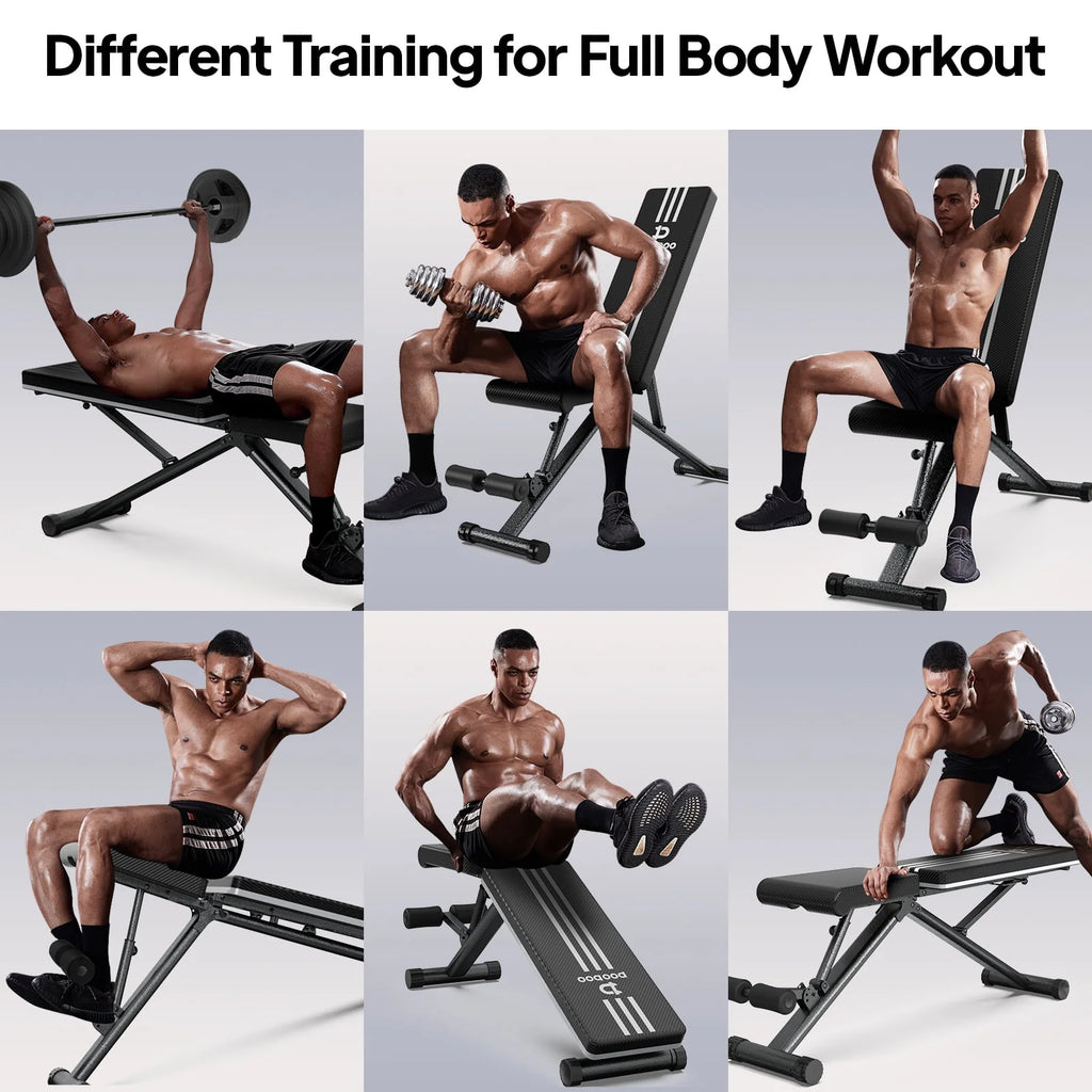 Foldable Adjustable Weight Bench Q951