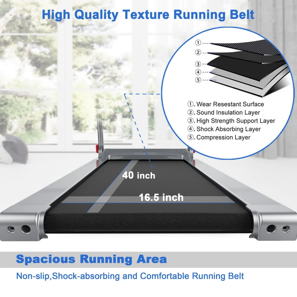 2 in 1 Folding Treadmill with Dual Display A870