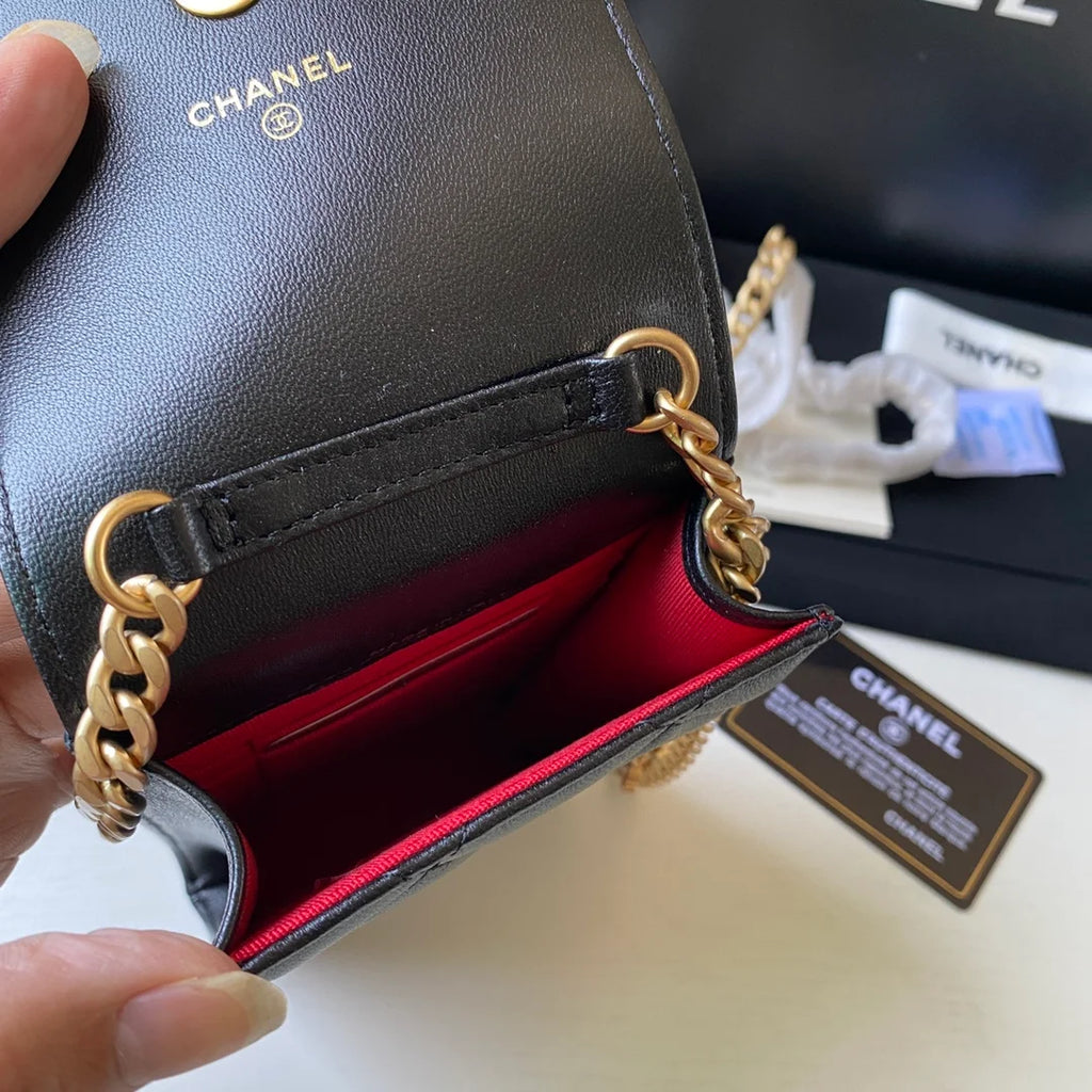 Black Phone Holder Bag Z442