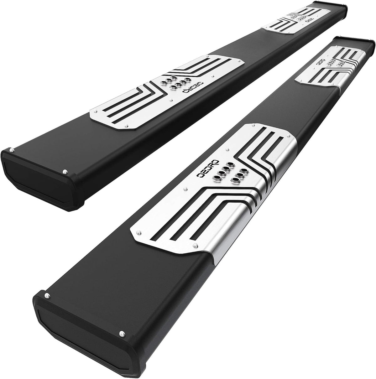 6.5 Running Boards Aluminum Alloy Side Steps Black Textured M61947
