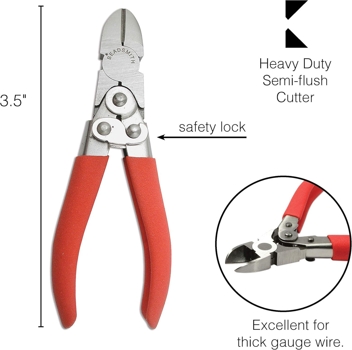 6.5 inches Heavy Duty Cutter with Hardened Steel Blades and Safety Lock J1416