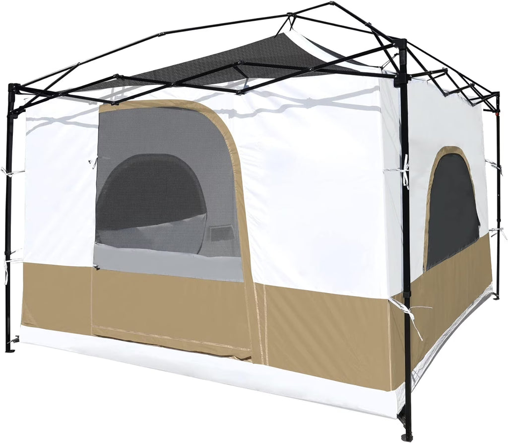 10' x 10' Khaki Camping Inner Tent Square Tent with Full Floor Y887222