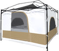 10' x 10' Khaki Camping Inner Tent Square Tent with Full Floor Y887222