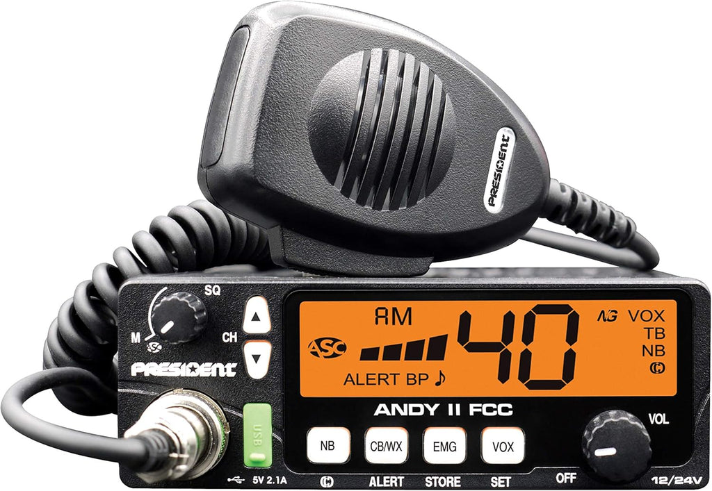 CB Radio with Weather Alert and USB Port B7284