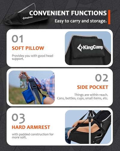 Oversized Folding Hammock Camping Chair with Cup Holder M723483
