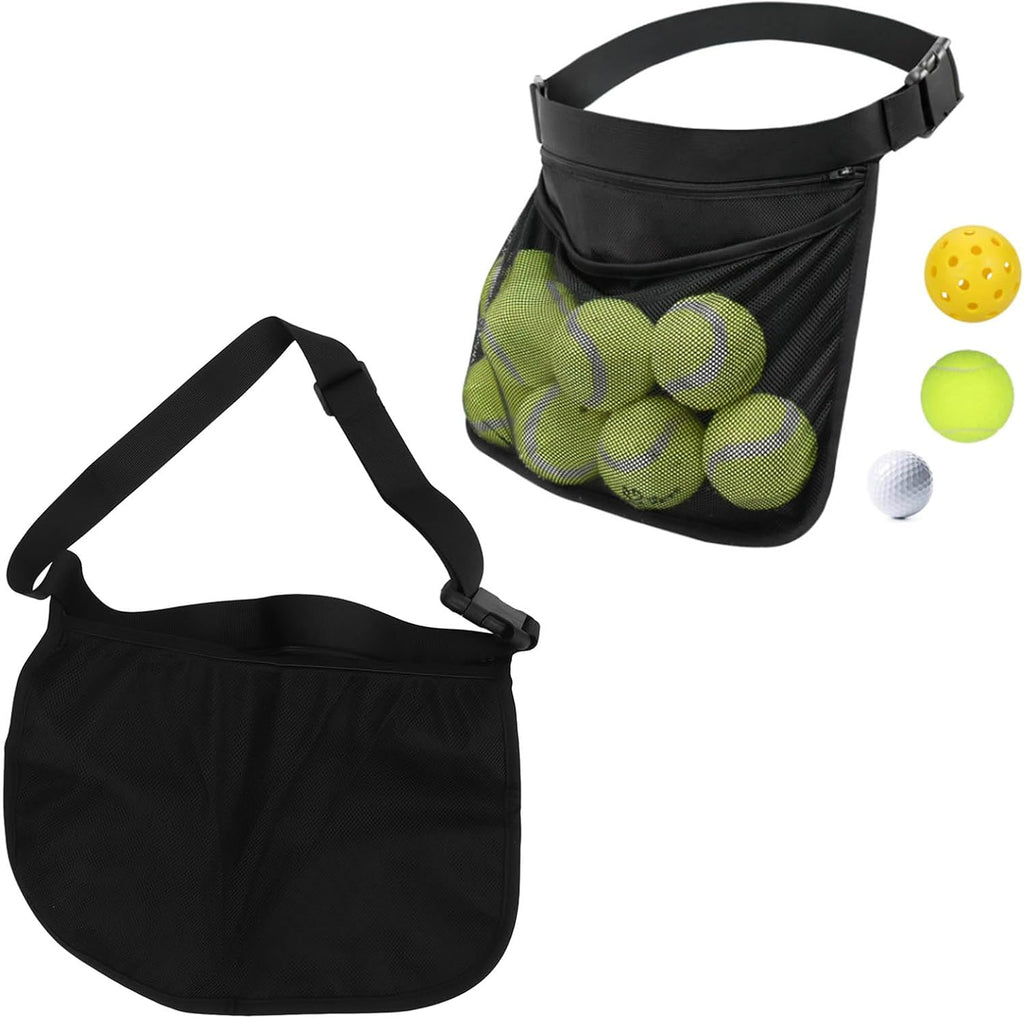 Black Oxford Cloth Waist Belt Bag Pouch B951