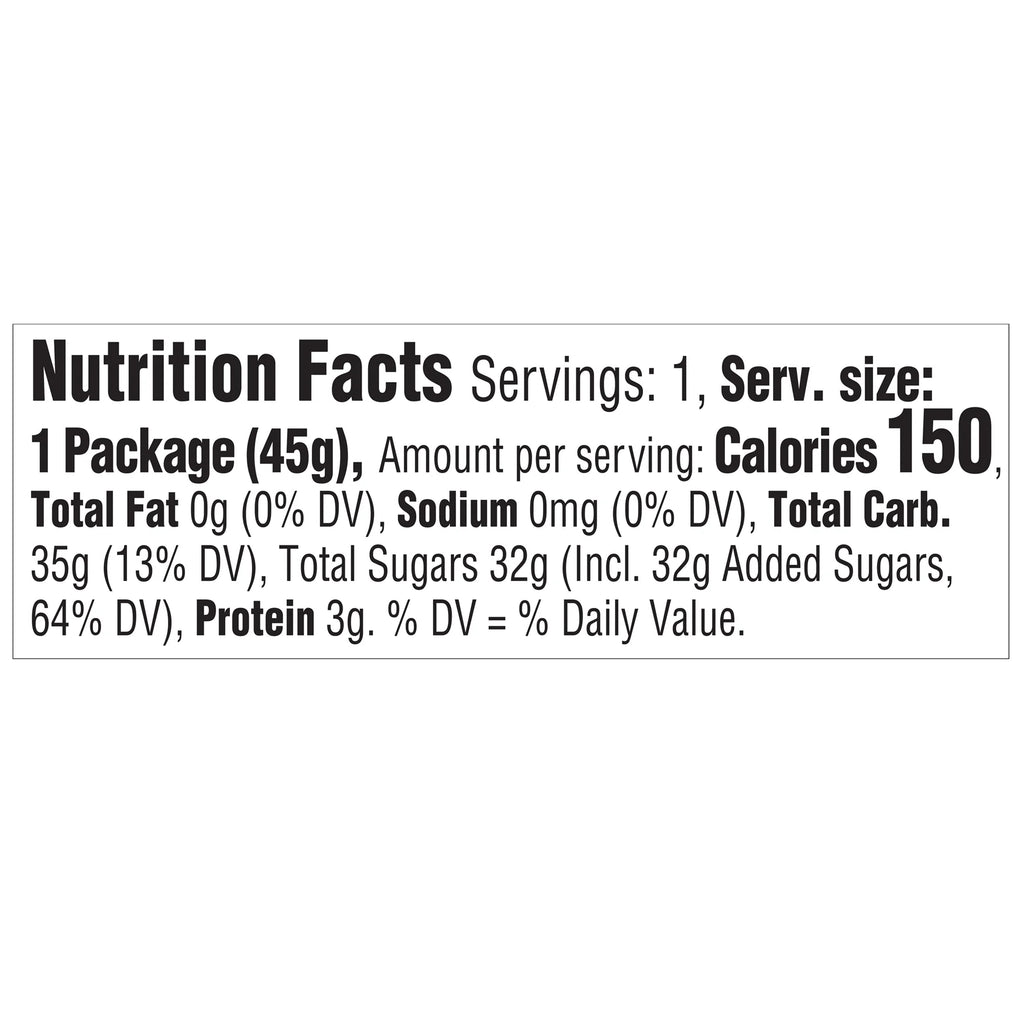 1.6oz Fruit Flavored Gummy Krabby Patties K986879