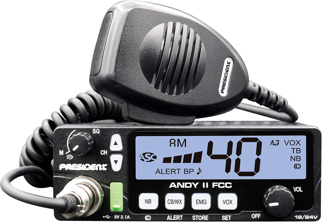 CB Radio with Weather Alert and USB Port B7284