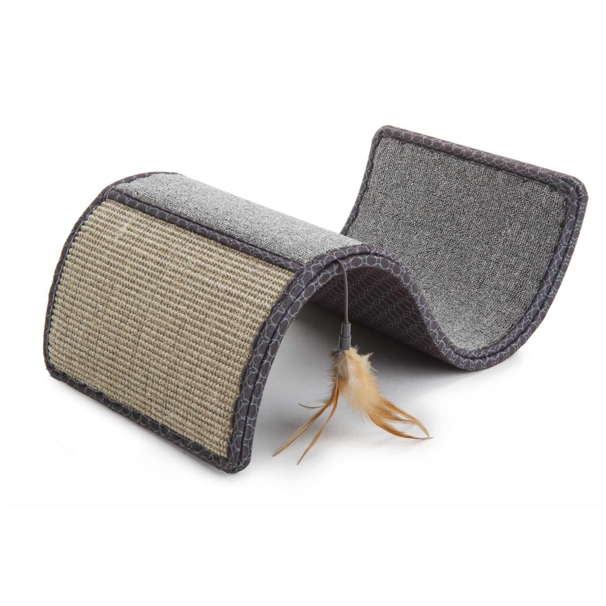 Cat Scratcher with Feather Toy F726088