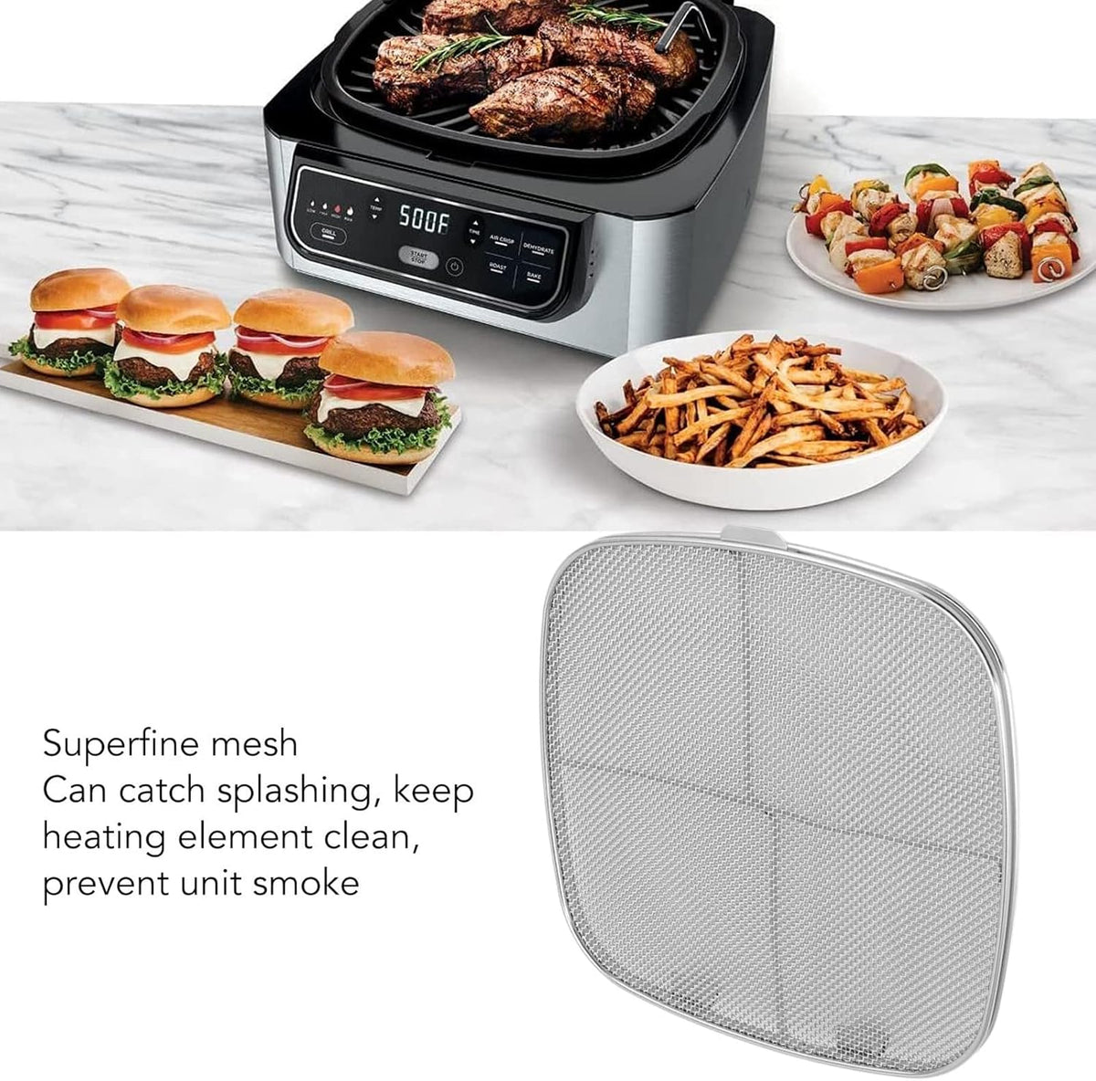 2 Pack Stainless Steel Splatter Shield Z97994