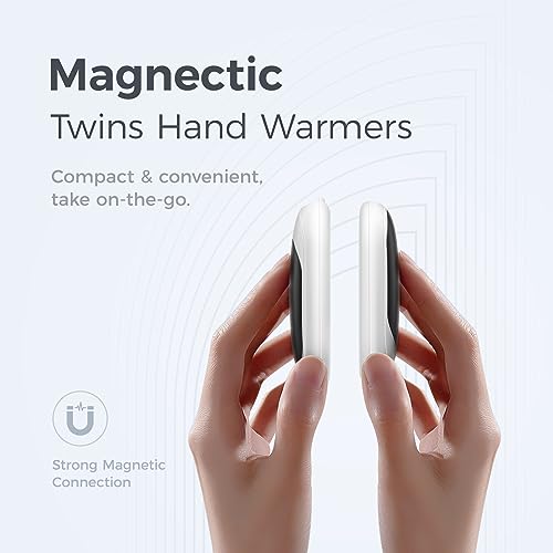 Magnetic Rechargeable Hand Warmers 2 Pack, Ultrathin Electric Handwarmers U425889