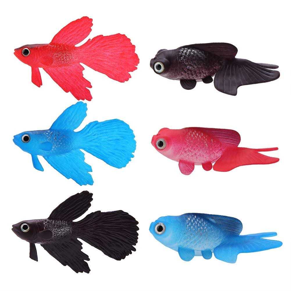Silicone Artificial Fish Ornament for Fish Tank Y52994