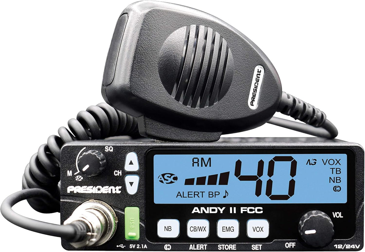 CB Radio with Weather Alert and USB Port B7284