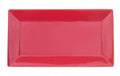 Red Stoneware Rectangular Platter, Box of 12 E304498