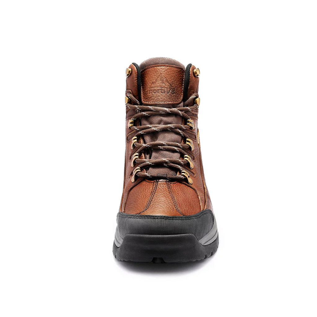 Men's Mid Ankle Leather Waterproof Hiking Boots O386