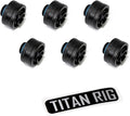Matte Black Compression Fitting 6-Pack G65370