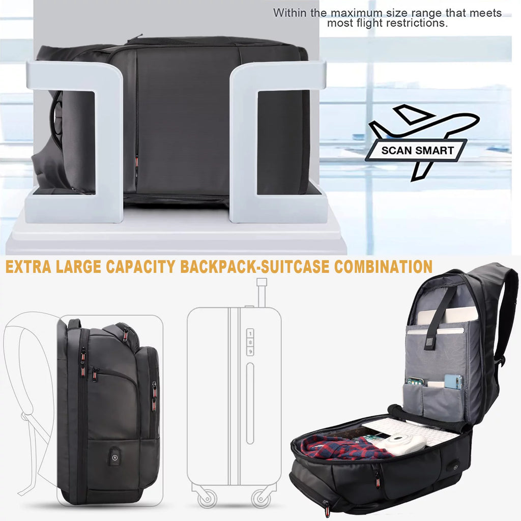 17.3 inch Anti-Theft Laptop Backpack with USB Charging Port B117