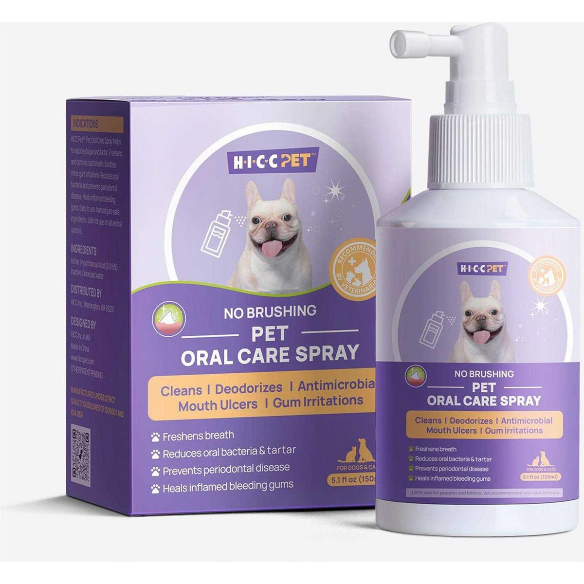 Dog Cat Oral Care Spray 5.1 Oz D247