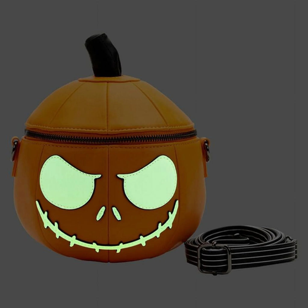 Disney The Nightmare Before Christmas Jack Glow Pumpkin Crossbody Bag X449