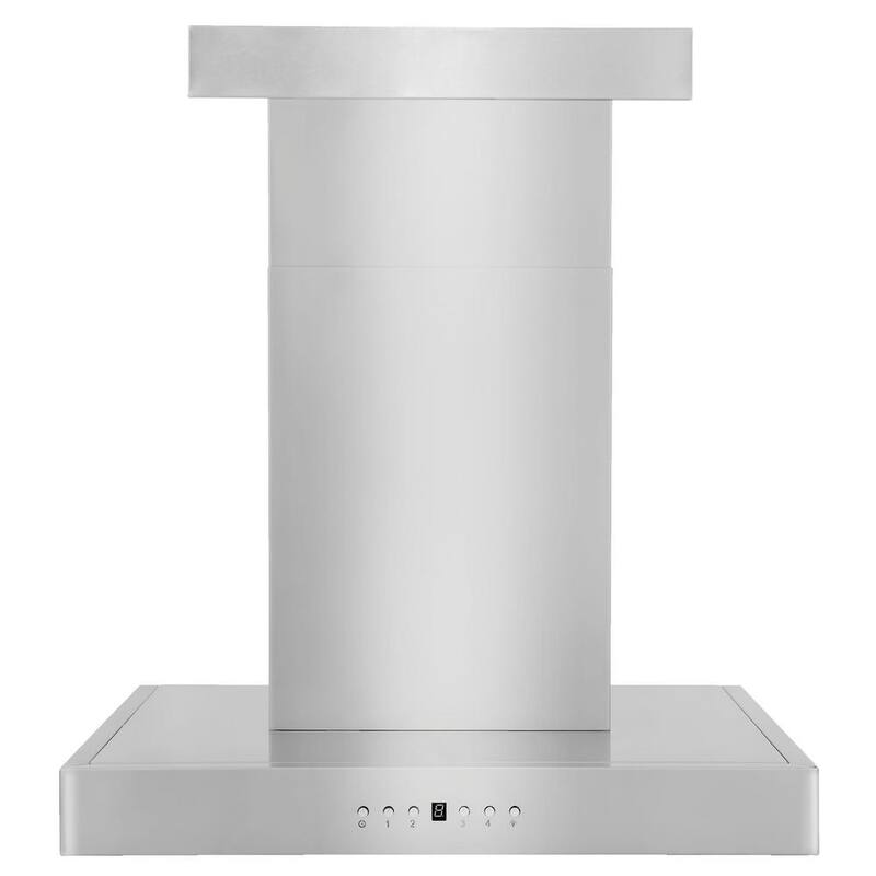 24 in. 400 CFM Convertible Wall Mount Range Hood in Stainless Steel Z15375