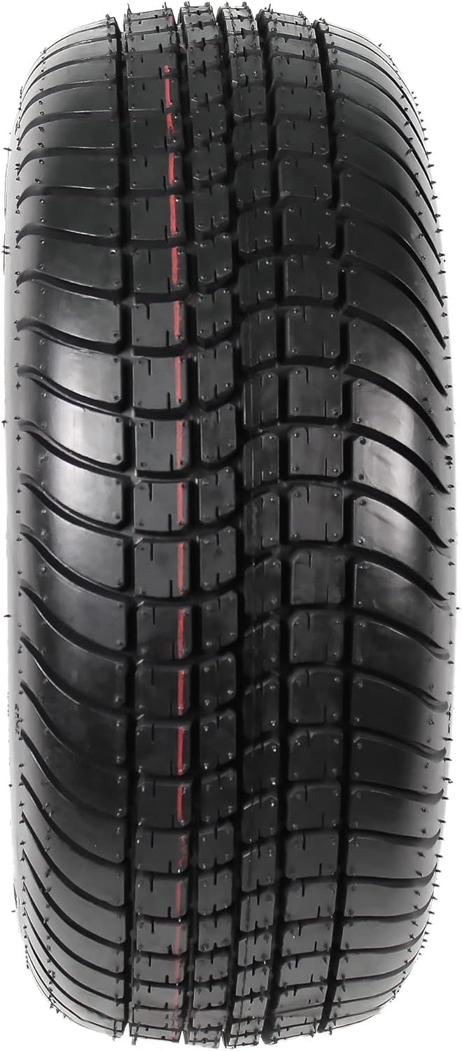 20.5X8.0-10 5 Lug Range E Trailer Tire On Rim P235