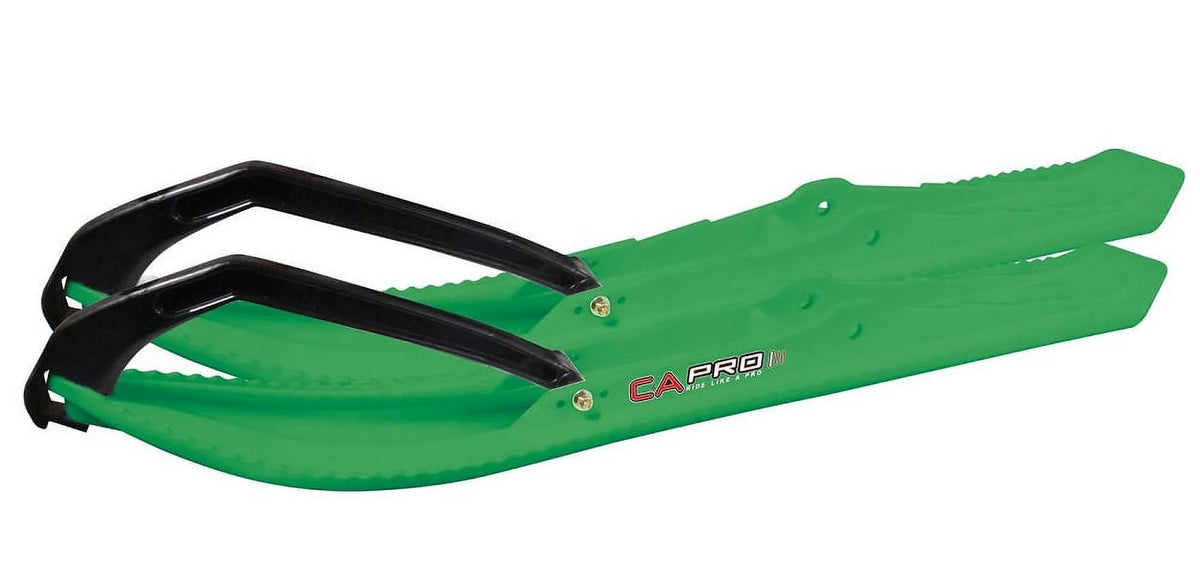 Green BX Snowmobile Skis Complete Kit F25319