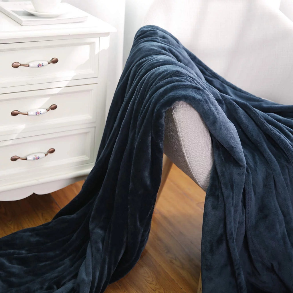 Electric Heated Blanket Twin Size Blue I808