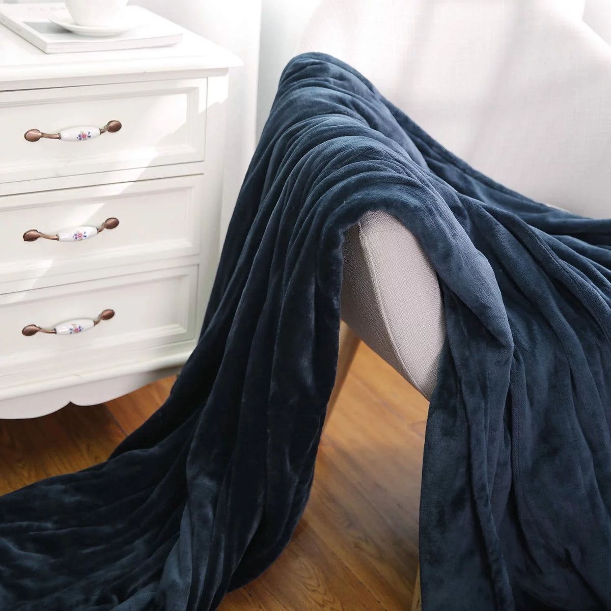 Electric Heated Blanket Twin Size Blue I808