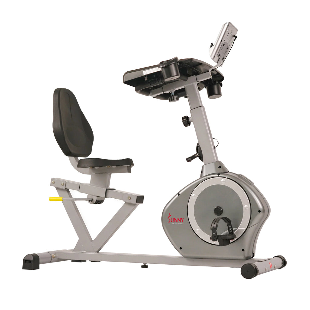 Magnetic Indoor Recumbent Exercise Desk Bike 350 lb Weight Capacity Y735484